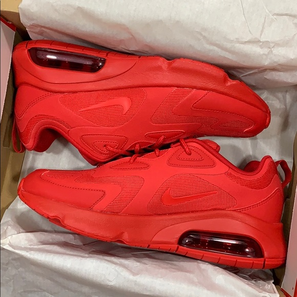 NIKE men’s AIR MAX 200 University Red - Picture 4 of 16